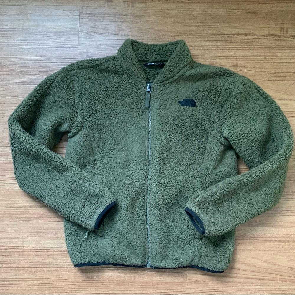 The North Face Osito Bomber Fleece Jacket in Green